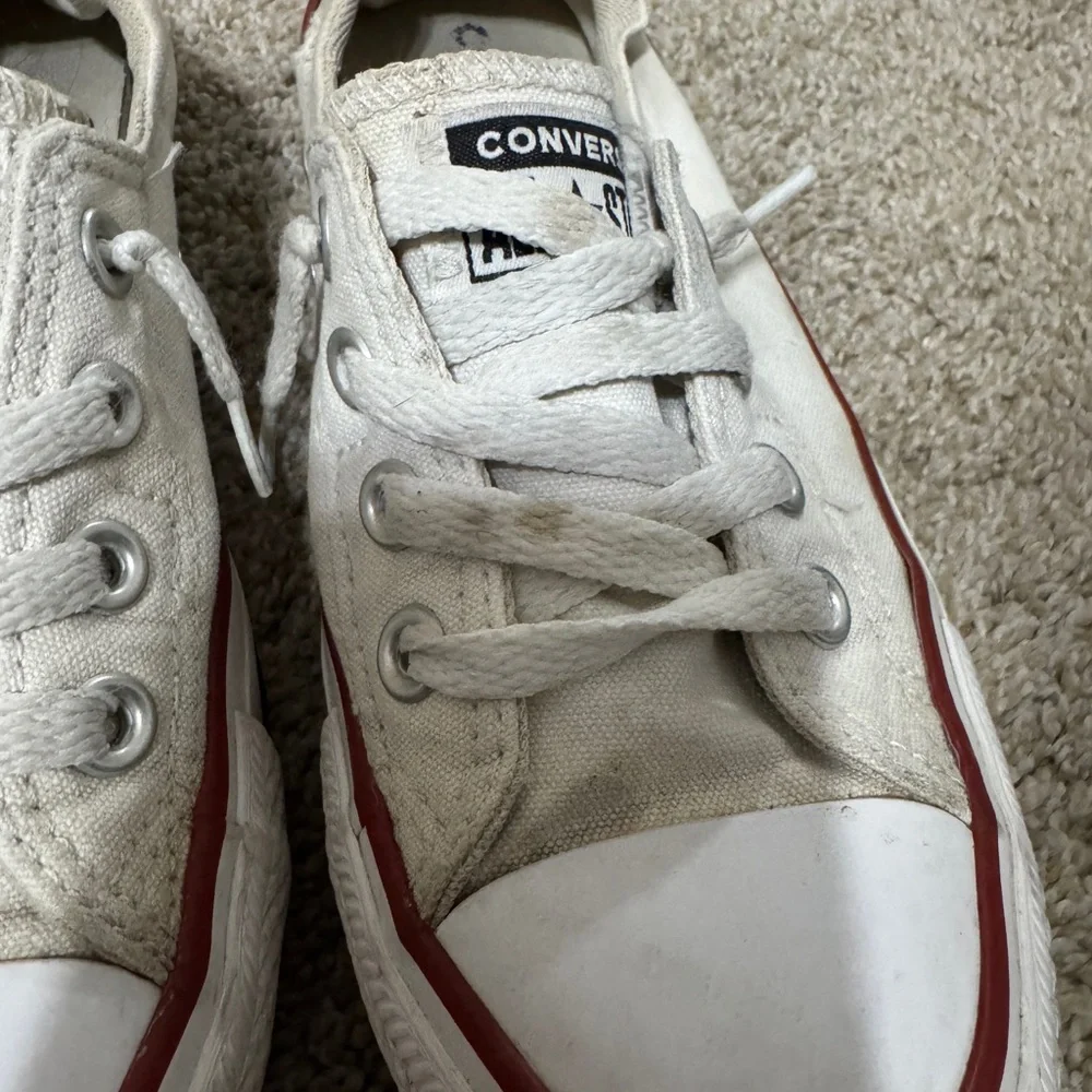 7 1/2 Women’s Converse CT Shoreline Slip Shoes - White - Box